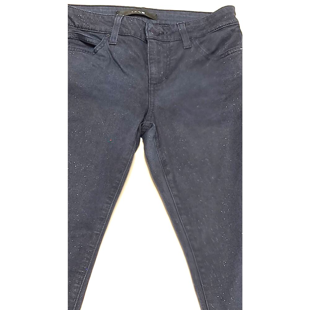 Joe's jeans mid rise skinny glitter jeans women's size 25 - Picture 2 of 6